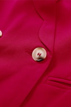 Load image into Gallery viewer, Wavy Collar Single Button Blazer
