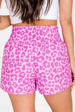 Load image into Gallery viewer, Leopard High Waisted Athletic Shorts
