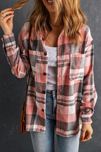 Load image into Gallery viewer, Plaid Button Up Patch Pocket Shirt
