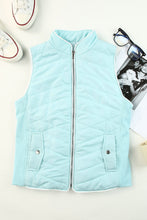 Load image into Gallery viewer, Zip-up Side Pockets Puffer Vest
