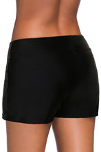 Load image into Gallery viewer, Eyelets Waistband Swim Boyshorts
