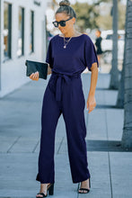 Load image into Gallery viewer, Belted Wide Leg Jumpsuit
