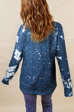 Load image into Gallery viewer, Multicolor MERRY Christmas Bleached Long Sleeve Top
