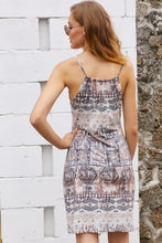 Load image into Gallery viewer, Stylish Bohemian All Over Print Keyhole Front Dress
