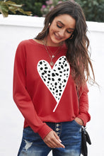 Load image into Gallery viewer, Cheath Heart Graphic Pullover Sweatshirt
