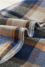 Load image into Gallery viewer, Geometric Plaid Print Pocketed Shacket
