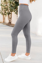 Load image into Gallery viewer, Grey Arch Waist Sports Yoga Leggings

