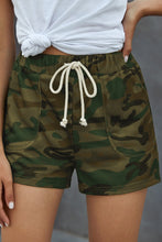 Load image into Gallery viewer, Camouflage Drawstring Casual Shorts
