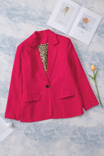 Load image into Gallery viewer, Leopard Lined Blazer
