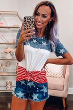 Load image into Gallery viewer, The US Stars and Stripes Inspired Top
