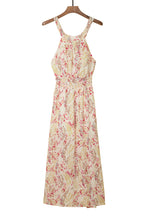 Load image into Gallery viewer, Multicolor Crisscross Backless Long Floral Dress
