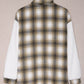 Brown Plaid Patchwork Buttoned Pocket Sherpa Jacket