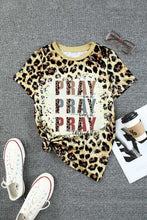 Load image into Gallery viewer, PRAY Print Bleached T-shirt
