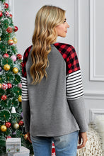 Load image into Gallery viewer, Merry Christmas Multi Block Long Sleeve Top
