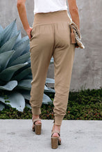 Load image into Gallery viewer, Khaki Pocketed Casual Joggers
