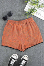 Load image into Gallery viewer, Tribal Print Drawstring Mid Waist Shorts
