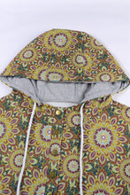 Load image into Gallery viewer, Tribal Print Vintage Drawstring Hoodie
