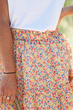 Load image into Gallery viewer, Floral Print Elastic Waist Skirt
