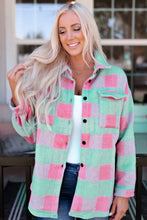 Load image into Gallery viewer, Plaid PatternÂ Oversized Shacket
