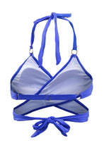 Load image into Gallery viewer, Halter Neck Criss Cross High Waist Bikini Set
