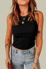 Load image into Gallery viewer, Seamless Sleeveless Rib Knit Crop Top
