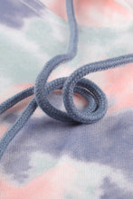 Load image into Gallery viewer, Multicolor Tie-dye Print Pullover Hoodie
