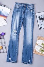 Load image into Gallery viewer, Distressed Flare Jeans
