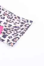 Load image into Gallery viewer, Leopard Colorblock Splicing T-shirt
