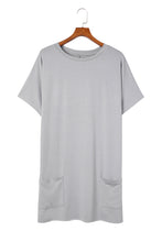 Load image into Gallery viewer, Side Pockets Short Sleeve Tunic Top
