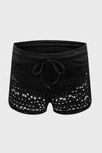 Load image into Gallery viewer, Lace Shorts Attached Swim Bottom
