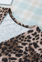 Load image into Gallery viewer, Leopard Print Patchwork Pocket Cardigan
