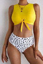 Load image into Gallery viewer, Tie Knot High waisted swimsuits
