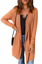 Load image into Gallery viewer, Ribbed Open Front Knit Cardigan
