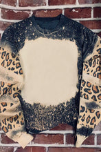 Load image into Gallery viewer, Tie Dye Leopard Drop Shoulder Sweatshirt
