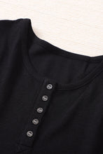 Load image into Gallery viewer, Waffle Knit Henley Top
