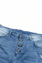 Load image into Gallery viewer, Plus Size High Rise Buttons Skinny Jeans
