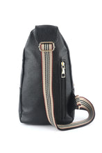 Load image into Gallery viewer, Faux Leather Multi-pockets Zipped Chest Bag
